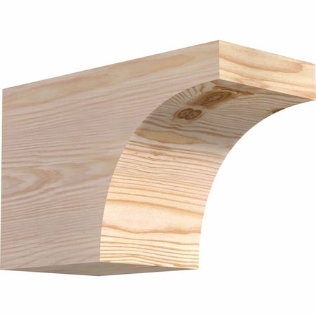 Ekena Millwork Huntington Smooth Rafter Tail, Douglas Fir, 5 1/2"W x 8"H x 12"L RFT06X08X12HUN00SDF